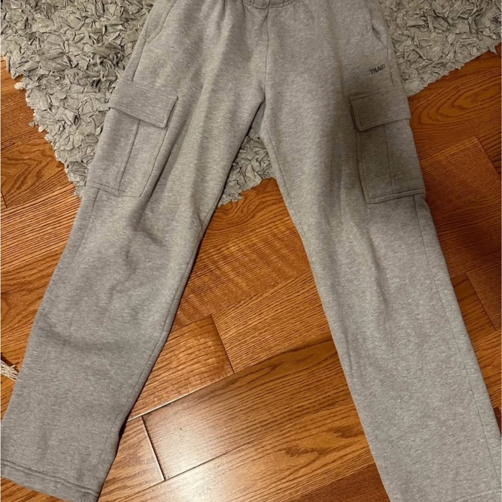 TNA Light Gray Cargo Pants